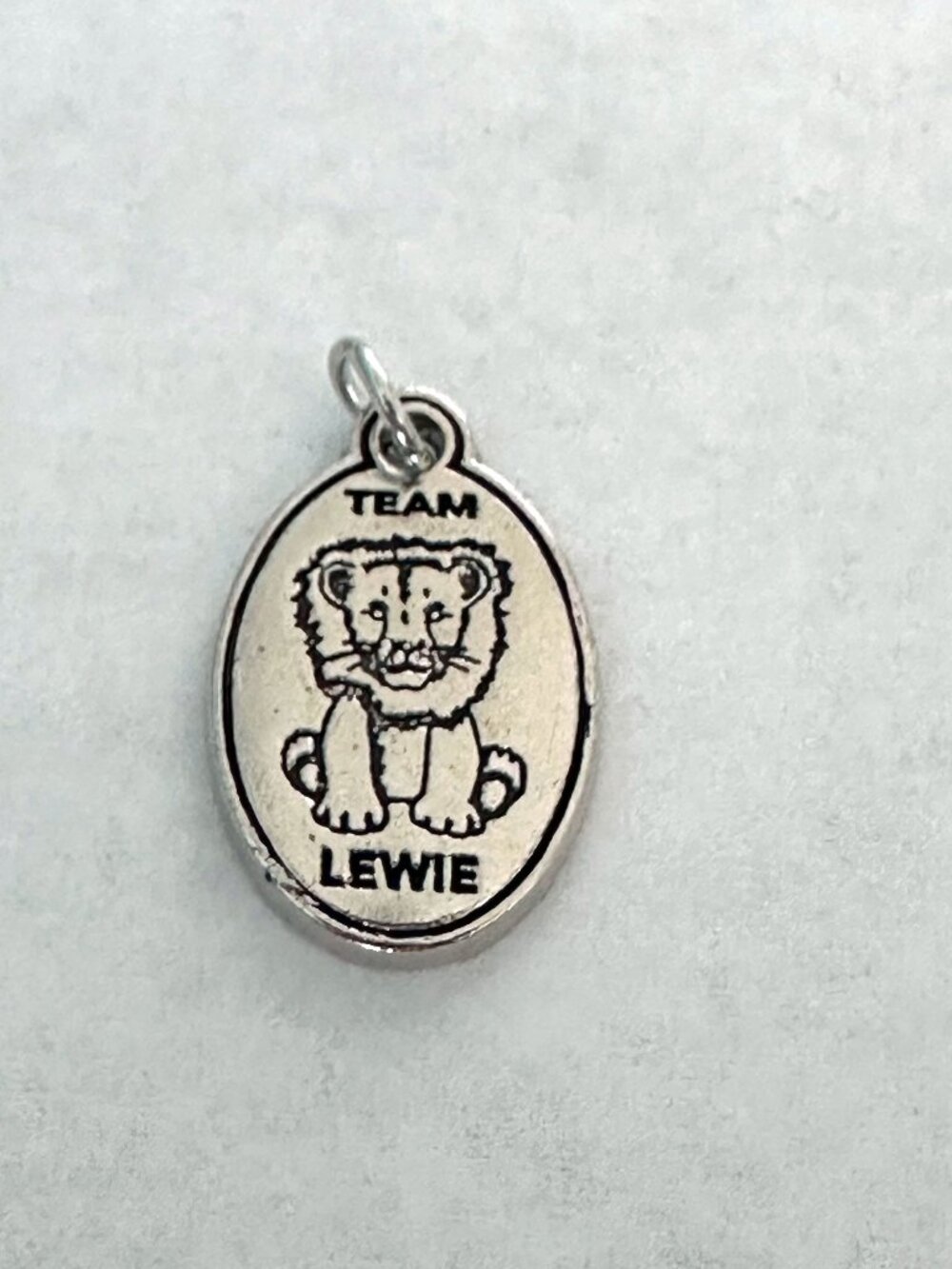 Effy "Team Lewie" Silver Tone Lion Charm for Necklace or Bracelet